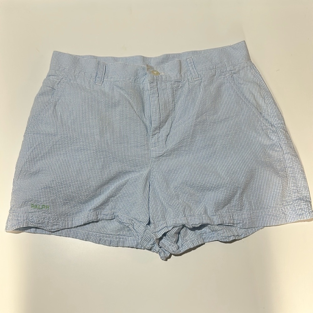 EUC Women’s Gingham Print Ralph Ralph Lauren Shorts, Size 8